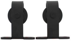 Intersteel Set van 2 rollers Recht tbv schuifdeursysteem incl. bevestiging mat zwart