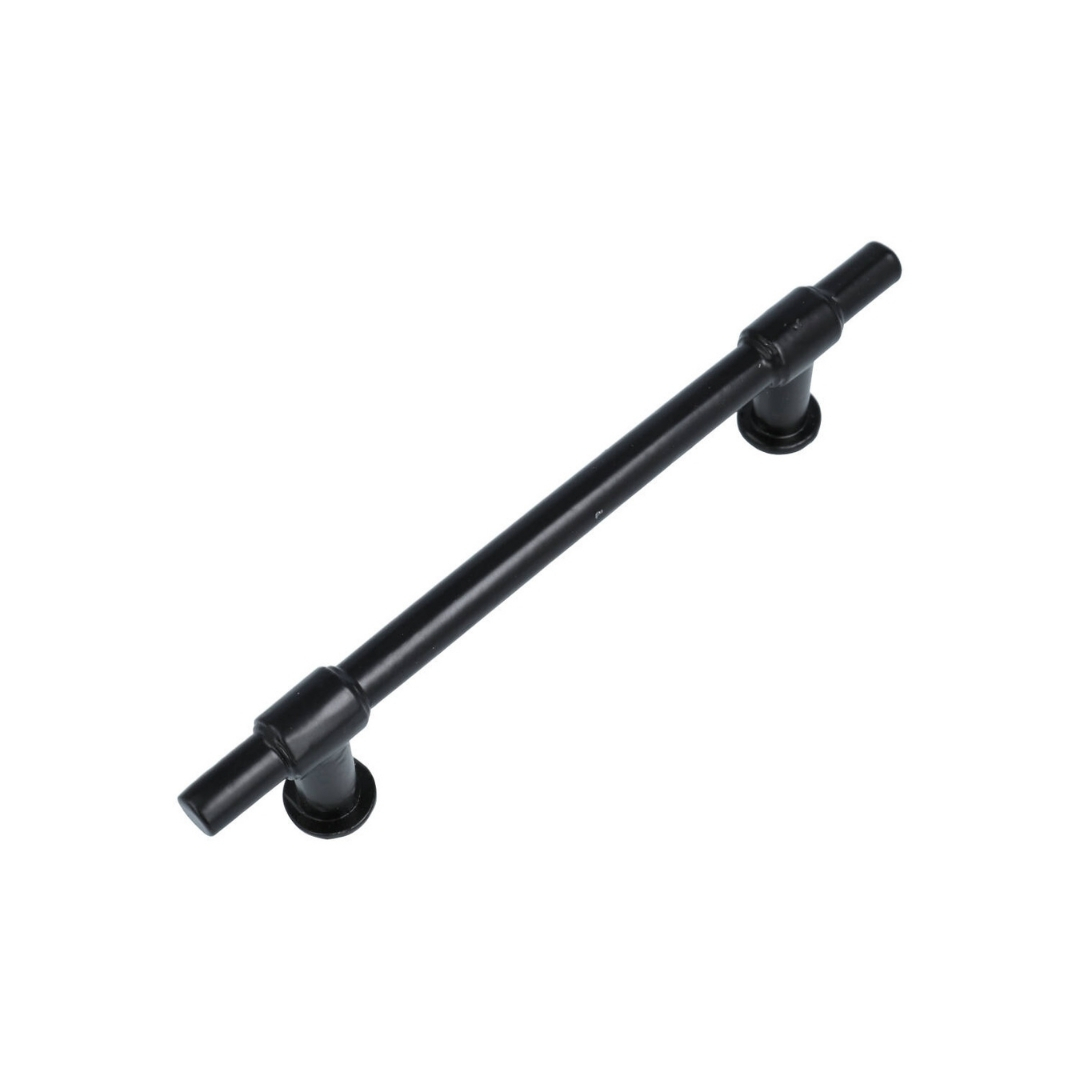 Dubbele T-greep IJzer zwart 110 mm - Afbeelding 2