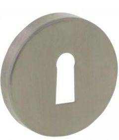 2x Sleutelplaatje Rond rvs