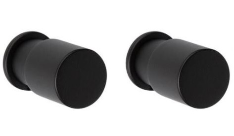 Set van 2 haken PIET BOON PB25 mat zwart