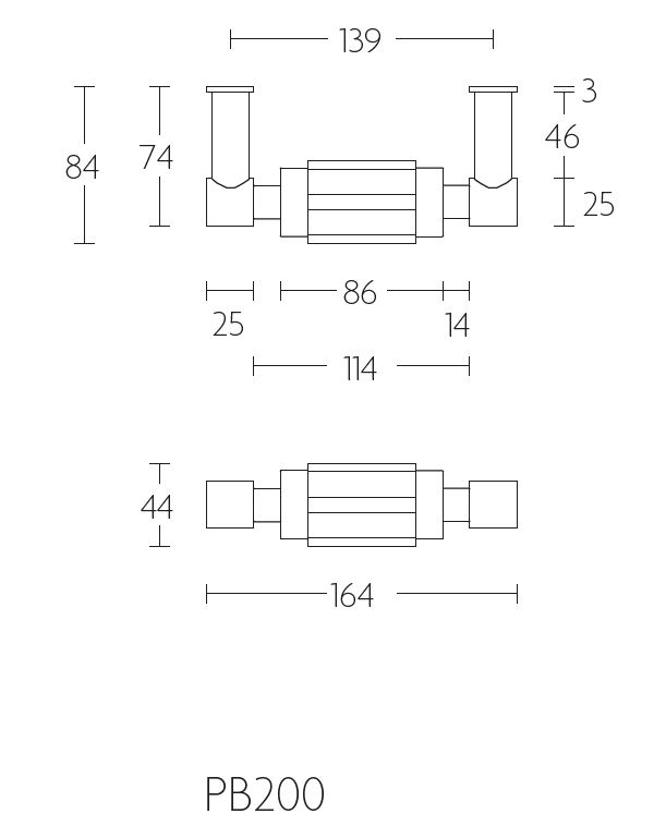 Toiletrolhouder PIET BOON PB200 mat zwart - Afbeelding 2