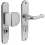 Intersteel Veiligheidsbeslag PC55 met kerntrek beveiliging greep/kruk SKG3 Aluminium F1