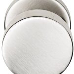 Voordeurknop BASIC LB503V Vast op Rozet rvs