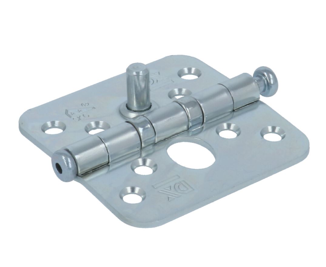 Kogellagerscharnier 76x76 mm ronde hoek SKG2