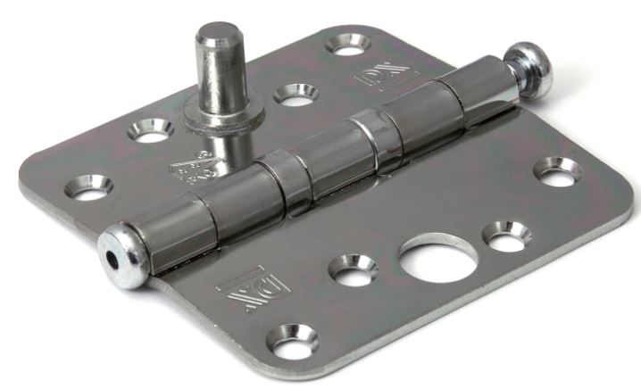 Kogellagerscharnier doorgezet 89x89 mm ronde hoek SKG3