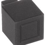 Meubelknop SQUARE JB20M mat zwart 20 mm