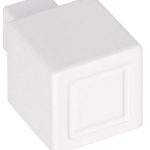 Meubelknop SQUARE JB20M mat Wit 20 mm