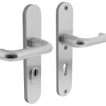 Intersteel Veiligheidsbeslag PC55 met kerntrek beveiliging kruk/kruk SKG3 Aluminium F1