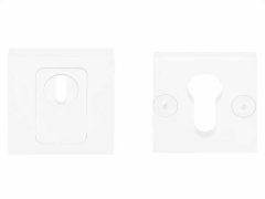 SQUARE LSQVEIL-C-KT SKG3 Veiligheid-rozet vierkant + kerntrekbeveiliging mat Wit