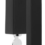 Draaikiepgarnituur SQUARE JB100DKLOCK Links mat zwart