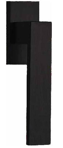 Draaikiepgarnituur SQUARE LSQIVDK Links mat zwart