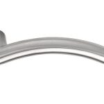 Enkele deurklink rechts BASIC LBIV-19-ZR zonder rozet mat rvs