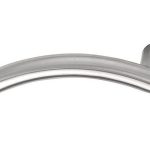 Enkele deurklink links BASIC LBIV-19-ZR zonder rozet mat rvs