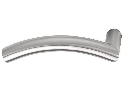 Enkele deurklink links BASIC LBIV-19-ZR zonder rozet mat rvs