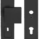 Veiligheidsbeslag PC55 met kerntrek beveiliging SQUARE LSQ60-50KT knop/kruk SKG3 zwart