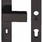 Veiligheidsbeslag PC55 met kerntrek beveiliging SQUARE LSQ50-28KT knop/kruk SKG3 zwart