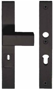 Veiligheidsbeslag PC72 met kerntrek beveiliging SQUARE LSQ50-28KT knop/kruk SKG3 zwart