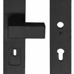 Veiligheidsbeslag PC92 met kerntrek beveiliging SQUARE LSQ50-50KT knop/kruk SKG3 zwart