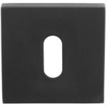 Sleutelplaatje SQUARE LSQBN50B mat zwart