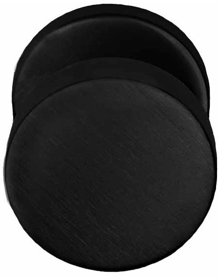 Voordeurknop BASICS LB503V Vast mat zwart