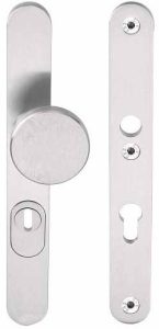 Veiligheidsbeslag PC72 met kerntrek beveiliging BASICS LB60-28KT knop/kruk SKG3 rvs