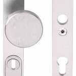 Veiligheidsbeslag PC92 met kerntrek beveiliging BASICS LB60-28KT knop/kruk SKG3 rvs