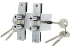 Set van 2 Nemef Veiligheidsbijzetsloten 1008 Stersleutel