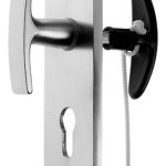 Nemef 3023 Langschild garnituur voor Garagedeur Aluminium F1