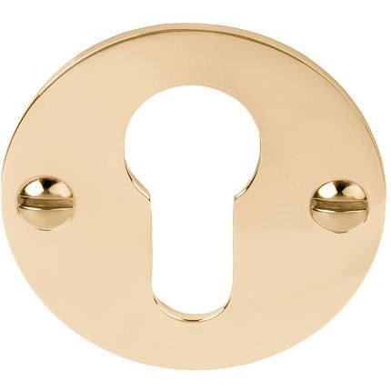 Cilinderplaatje BOSCO LZBY50 messing Ongelakt