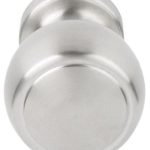 Voordeurknop BOSCO LZ200V Vast op Rozet rvs