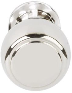 Voordeurknop BOSCO LZ200V Vast op Rozet gepolijst rvs