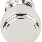 Voordeurknop BOSCO LZ200D Draaibaar op Rozet gepolijst rvs