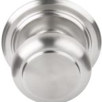 Voordeurknop BOSCO LZ201V Vast op Rozet rvs