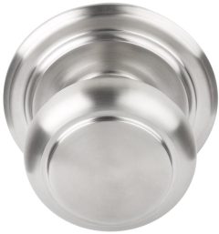 Voordeurknop BOSCO LZ201V Vast op Rozet rvs