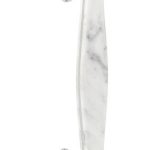 Deurgreep BOSCO LZ185 gepolijst rvs/marmer