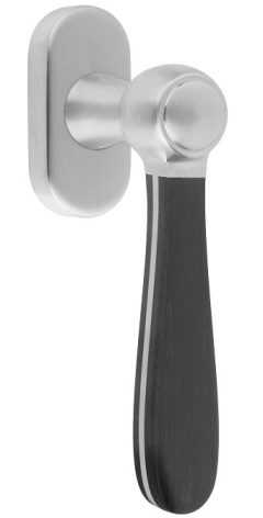 Draaikiepgarnituur BOSCO LZ100-DKO mat rvs/mat zwart