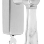 Draaikiepgarnituur BOSCO LZ100-DKLOCK mat rvs/marmer