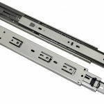 Paar ladegeleiders Push-to-open volledig uittrekbaar 60 cm