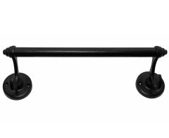 Handdoek Rek Met Haken 345 mm mat zwart