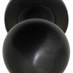 Voordeurknop BASIC LB501V Vast op Rozet PVD Gunmetal