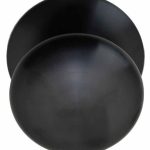 Voordeurknop BASIC LB80V Vast met Rozet PVD Gunmetal