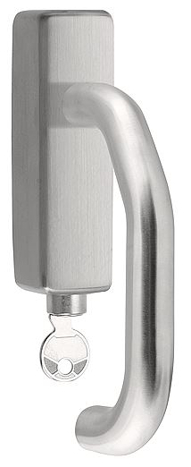 Draaikiepgarnituur BASICS LBI-19FDKLOCK-O mat rvs