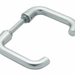 Deurklink Hoppe 138L Aluminium F1