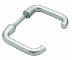 Deurklink Hoppe 138L Aluminium F1