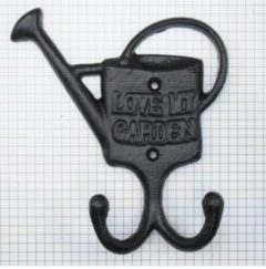 Tuinhaak gieter ijzer zwart 125 x 140 mm