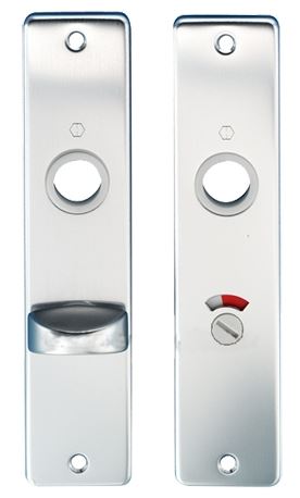 Hoppe Renovatieschild WC55/8 mm Aluminium F1