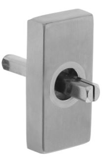 Intersteel Raamkruk basisplaat Rechthoekig hals Ø16mm rvs