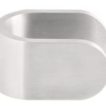 Voordeurknop Vast FOLD TB200V mat rvs