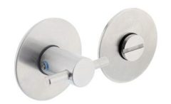 Intersteel wc-sluiting 5 mm Renovatie Zelfklevend Rond Plat 55x2 mm rvs