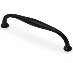 Greep 3950 Gietijzer mat zwart 128 mm